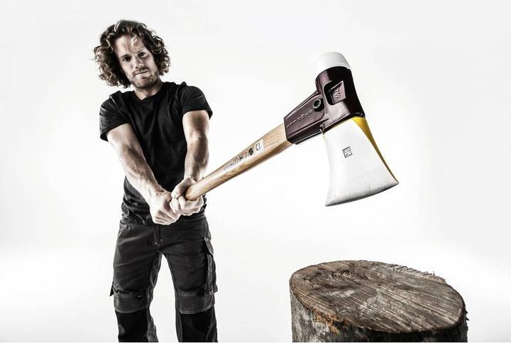 Produktbild Halder Spaltaxt/Schonhammer Superplastik Simplex Ø 50 mm, Hickorystiel & Stahlguss Gehäuse