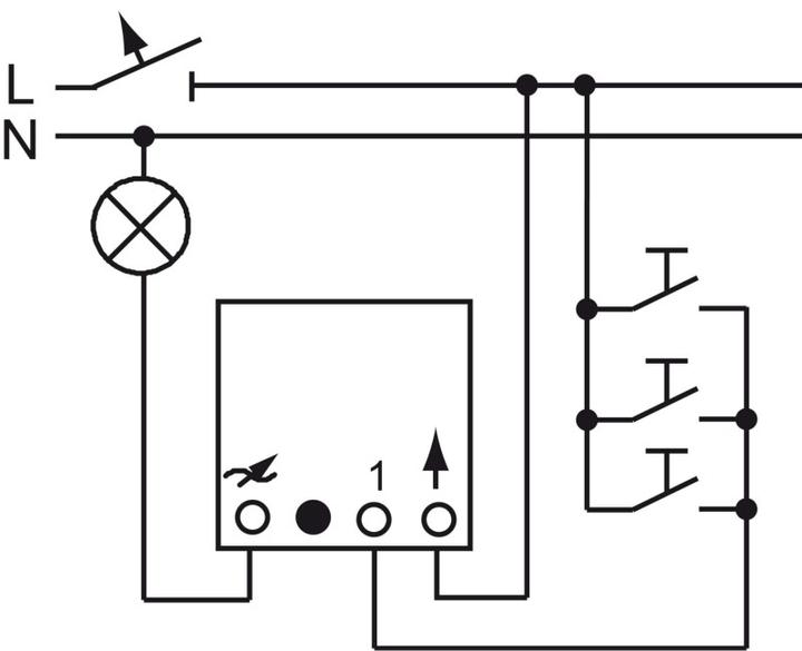 Produktbild Busch-Jaeger Memory Tastdimmer 500W/VA 6560U-101 6560U-101 (6560-0-1205)