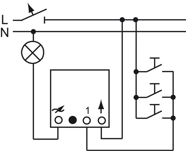 Produktbild Busch-Jaeger Memory Tastdimmer 500W/VA 6560U-101 6560U-101 (6560-0-1205)