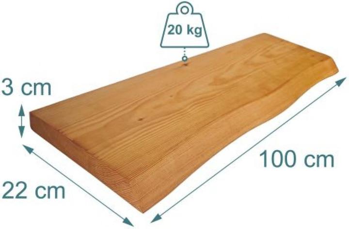 Produktbild Relaxdays Wandregal (100 x 22 x 3 cm)