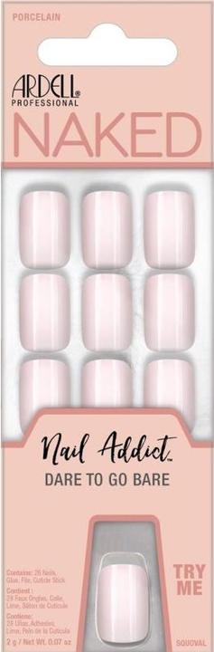 Produktbild Ardell Nail Addict Naked Collection Porcelain 28 Stk (Kunstnägel)