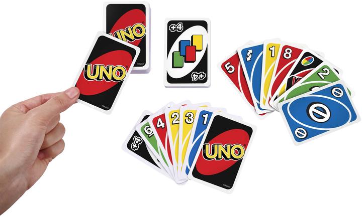 Actual product image Mattel Games UNO card game (English, 2 - 10 Players)
