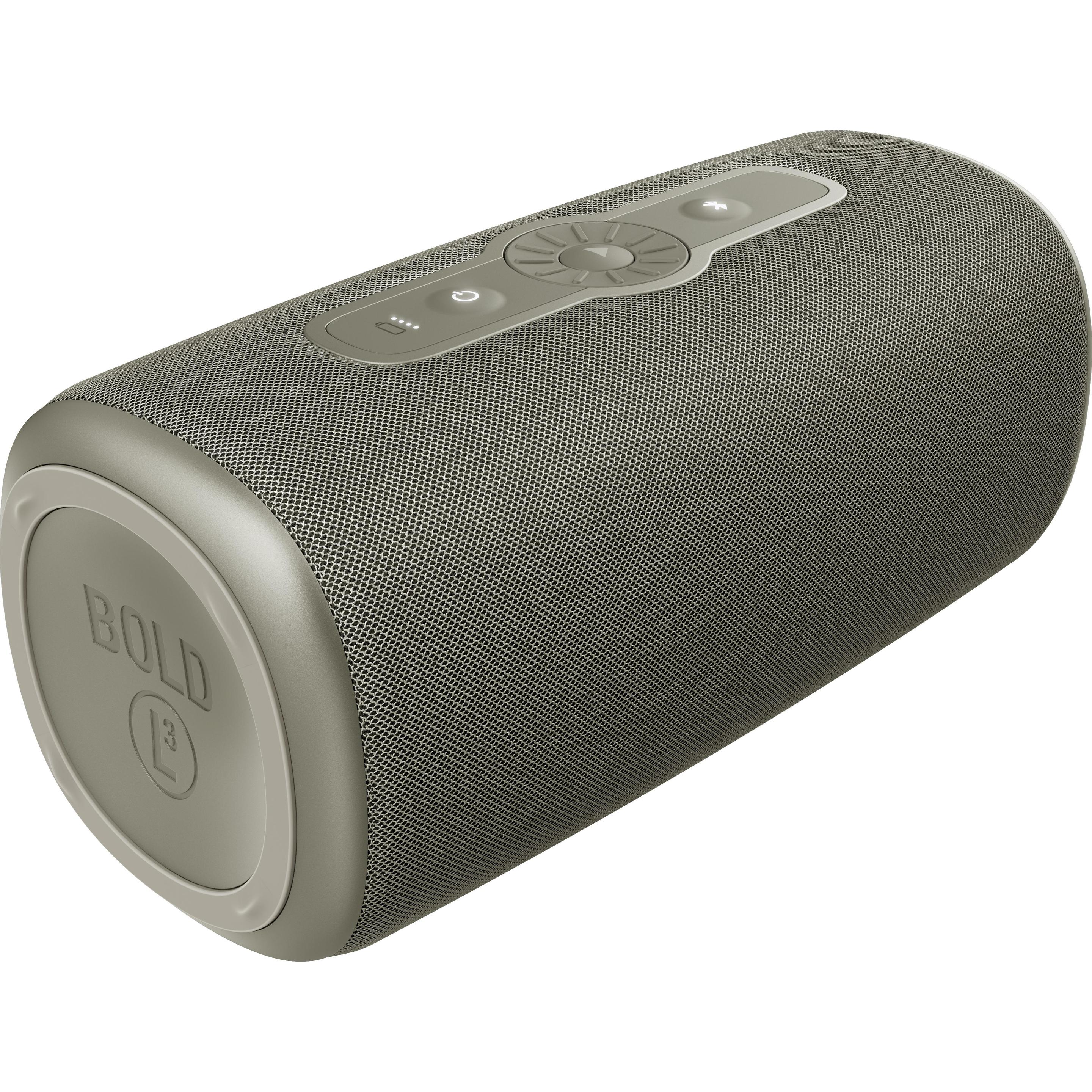 Fresh'N Rebel Fresh 'n Rebel Bold L3 - Waterdichte Bluetooth speaker draadloos - 25 uur batterij - Dried Green (0) (25 h, Porta USB), Altoparlante Blu