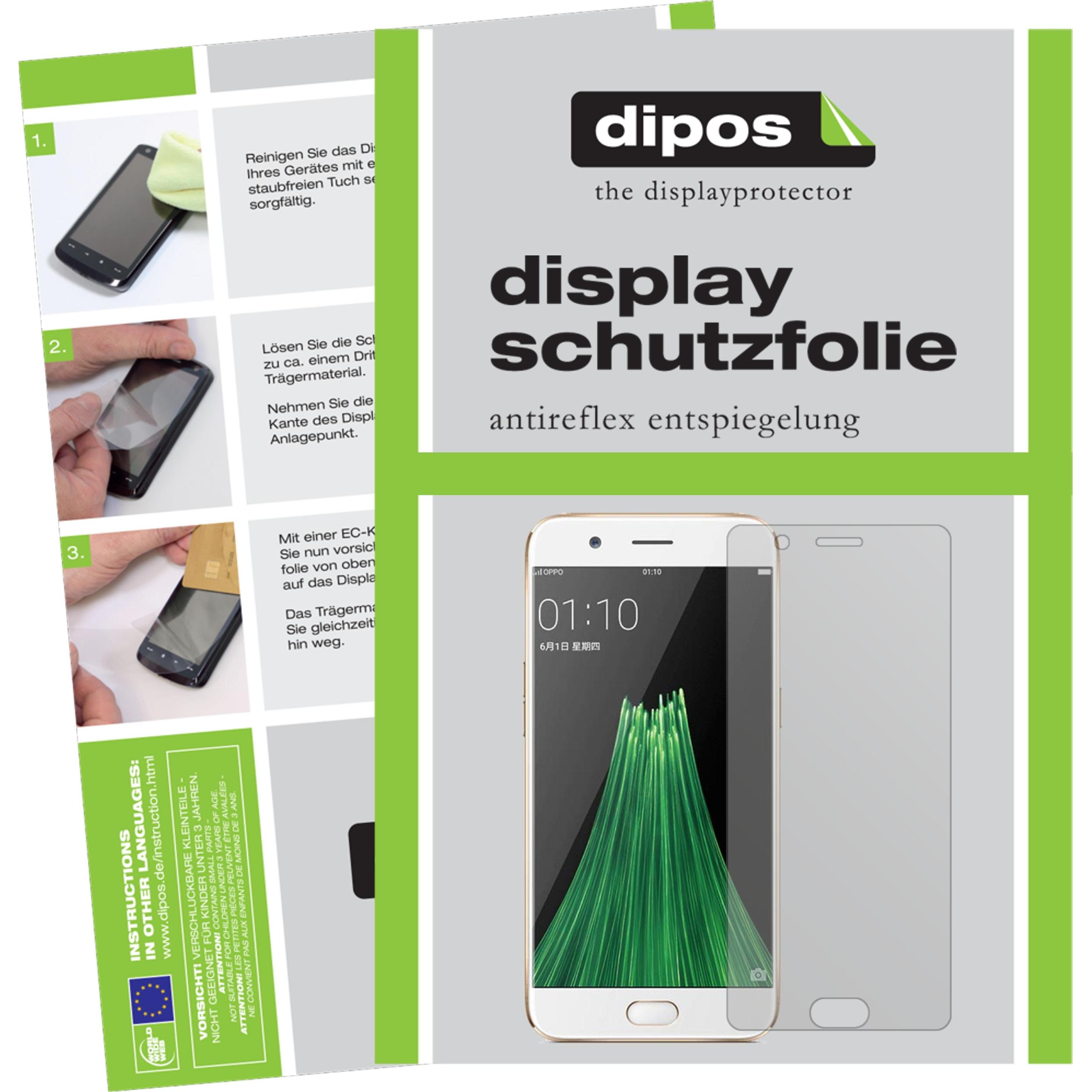 Dipos Displayschutzfolie Antireflex (6 Stück, Oppo R11), Smartphone Schutzfolie, Transparent