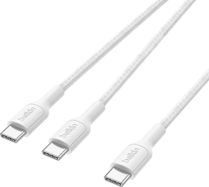 Image du produit Belkin BOOSTCHARGE Pro 140W 1,5m USB-C Kabel weiss CAC004hq1.5MWH (1.50 m, USB 2.0, 140 W)