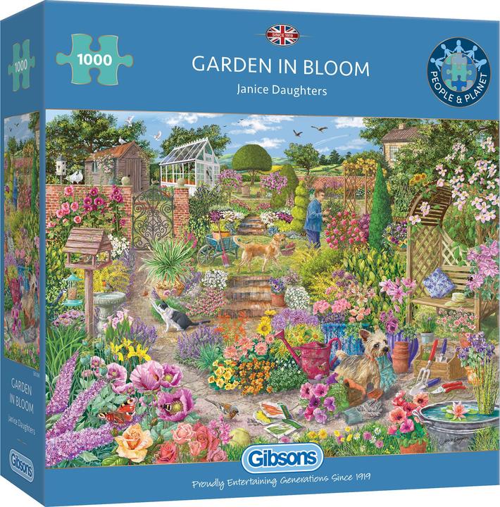 Produktbild Gibsons Puzzle 1000 pieces Garden in Bloom (1000 Teile)
