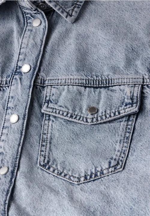 Produktbild Street One Denimhemdbluse (M)