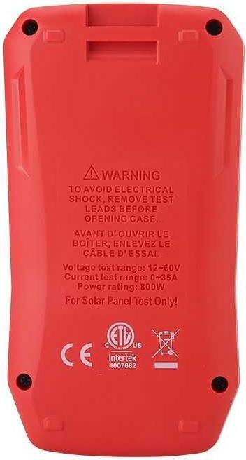 Actual product image Uni-T Solar MPPT measuring device UT673PV