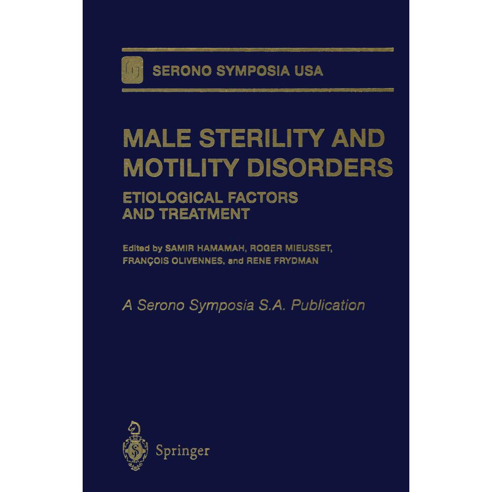 Male Sterility and Motility Disorders, Fachbücher