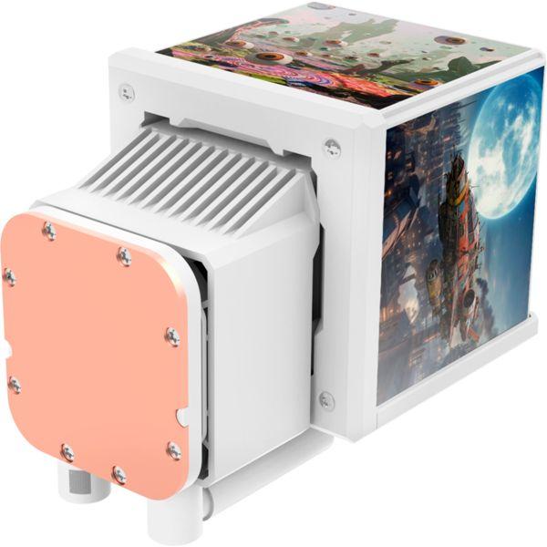 Actual product image Thermaltake MINECUBE 360 Ultra AIO ARGB Fan white (120 mm, 3x)