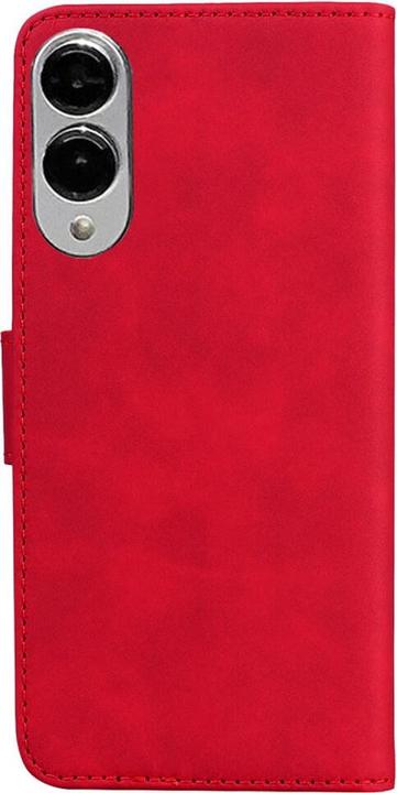 Actual product image Cover-Discount Galaxy S25 Edge - Solide Leder Etui Hülle (Samsung Galaxy S25 Edge)