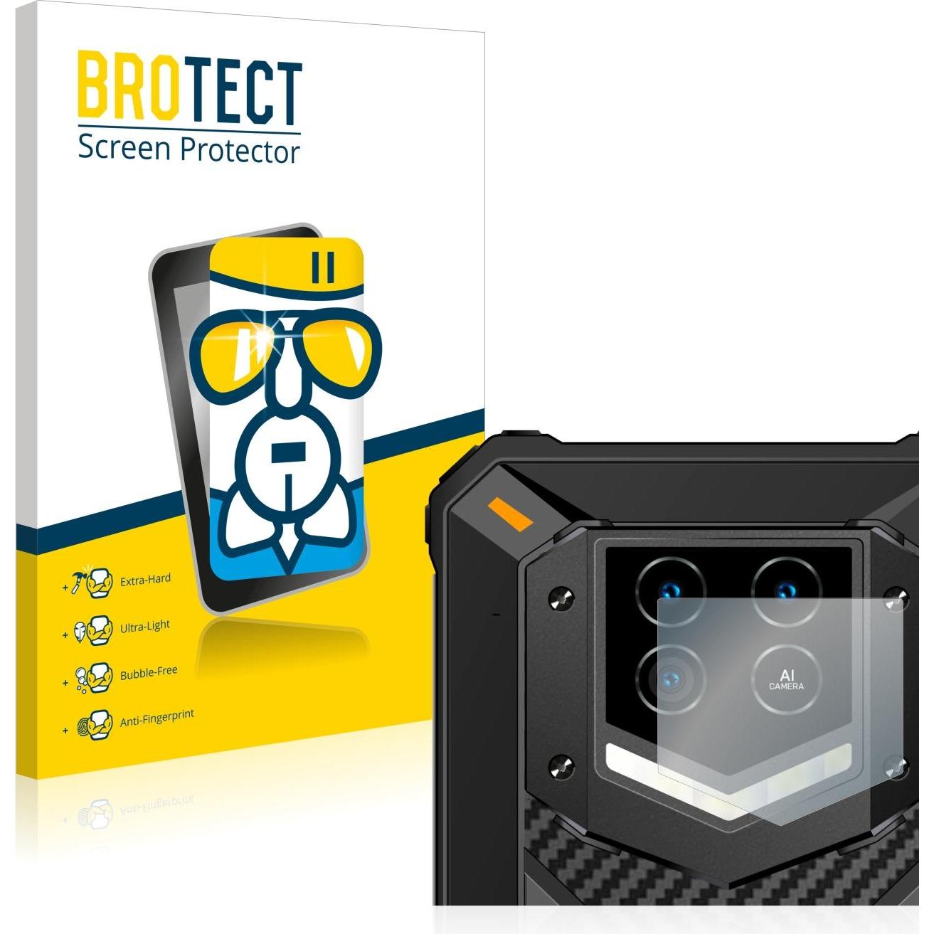 BROTECT AirGlass Premium (1 Stück, Oukitel WP15), Smartphone Schutzfolie, Transparent