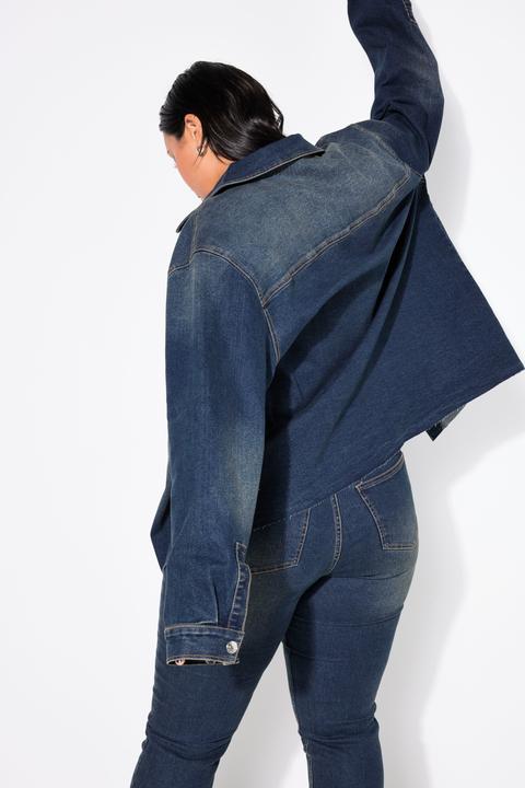 Produktbild Studio Untold Jeanshemd, Oversize Shape, Vintage-Optik (56)