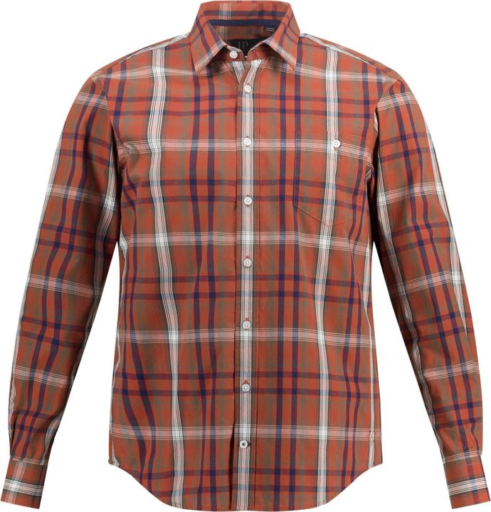 Immagine prodotto JP1880 Camicia a quadri dalla vestibilità moderna con maniche lunghe e colletto ad apertura inglese (5XL)