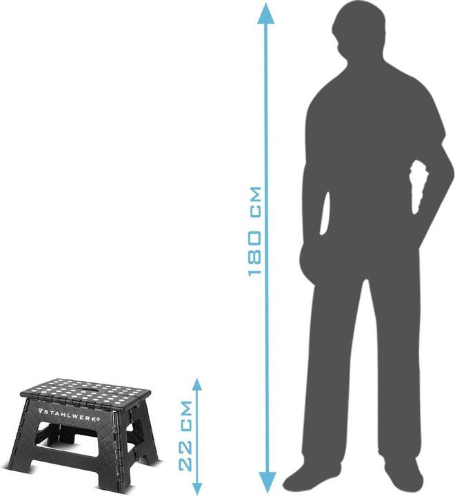 Produktbild Stahlwerk Klapptritt KT-2 ST (Klapptritt, 31 cm)