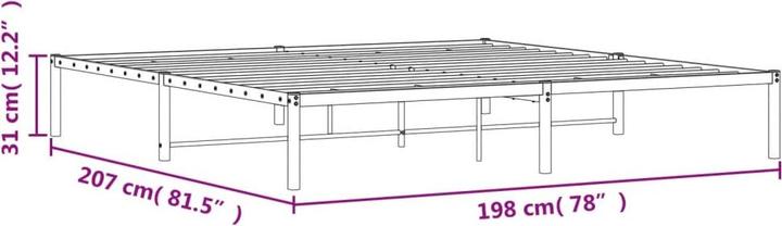 Actual product image vidaXL Jard (90 x 200 cm)