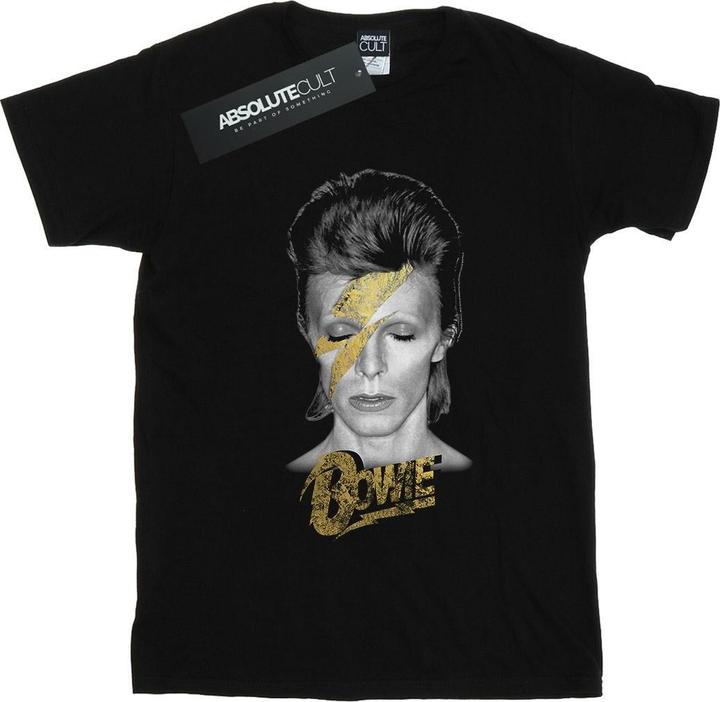 Immagine prodotto David Bowie Aladdin Sane Gold Bolt Maglietta Ragazzi (128)