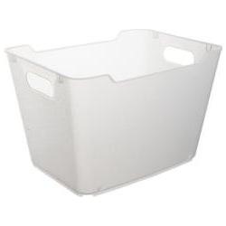 keeeper, Aufbewahrungsbox, Aufbewahrungsbox ""lotta"", 20,0 Liter, crystal-grey elegante Wanne mit Tragegriffen, mit Obe...