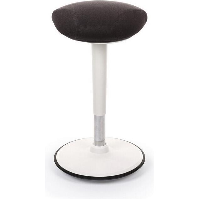 Stoo, Sedia da ufficio, Triangle Active Chair, white frame / black fabric