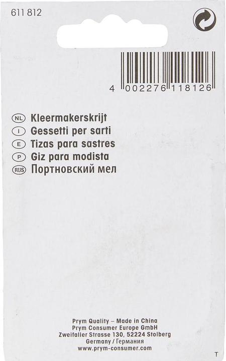 Immagine prodotto Prym Lavagne di gesso da sartoria