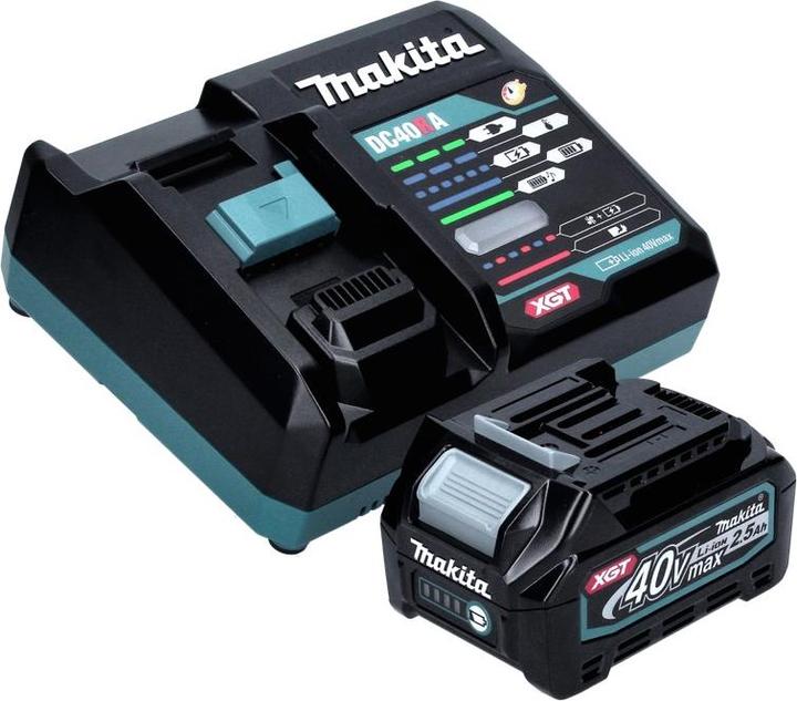 Produktbild Makita Akku Starter Set 40 V max. mit BL 4025 Akku 2,5 Ah XGT ( 191B36-3 ) + DC 40 RA Schnell Ladege (40 V)