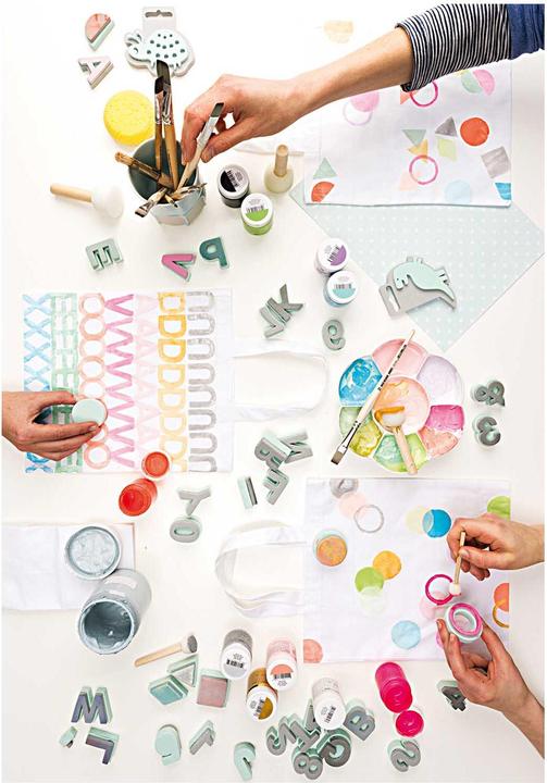 Image du produit Rico Design Rico Sac fourre-tout anses longues, blanc