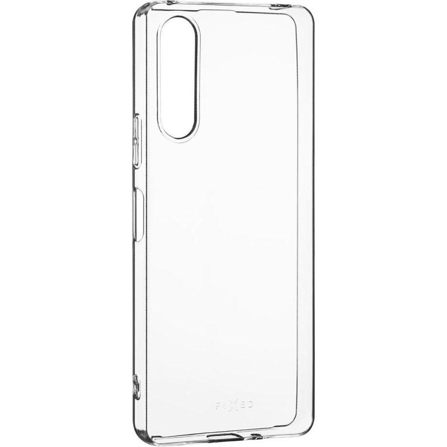 Fixed Custodia in gel TPU per Sony Xperia 10 V, trasparente, supplemento per cellulare (Sony Xperia 10 V), Cover smartphone, Bianco