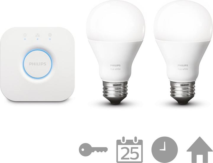 Philips Hue White Starter Set (E27, 800 lm, 2x)