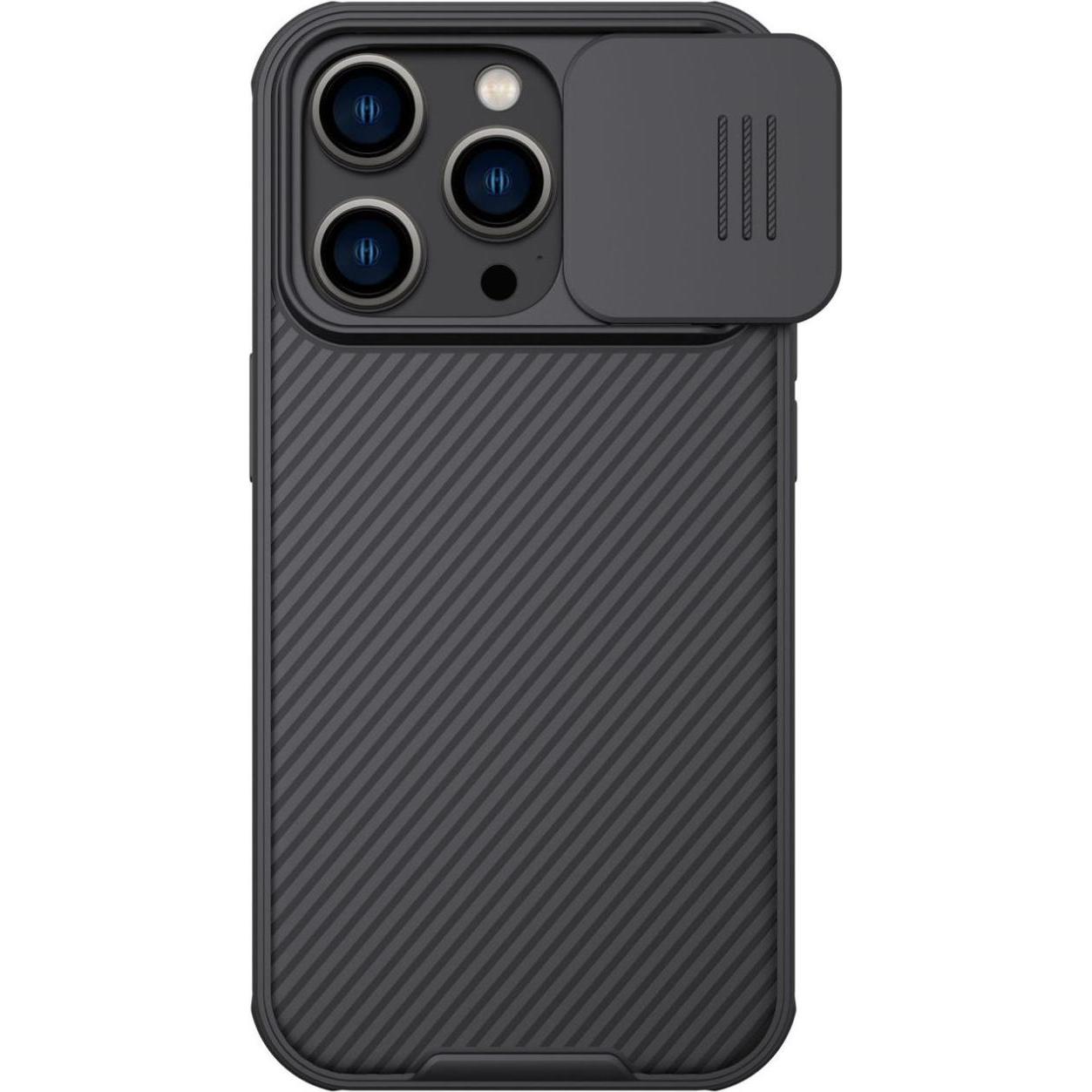 Nillkin CamShield Pro MagSafe Series Hardcase Hülle (Apple iPhone 14 Pro Max), Smartphone Hülle, Schwarz