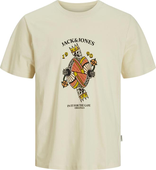 Jack & Jones Joranatomy Skull Tee Ss Crew Neck Ln
