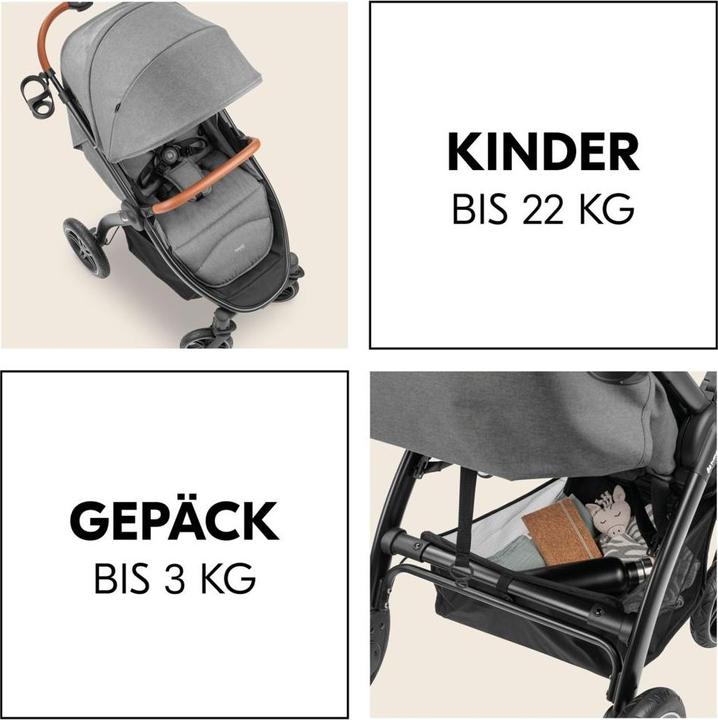 Produktbild Hauck Buggys & Sportwagen Buggy & Sportwagen UpTown Black (mit Liegefunktion