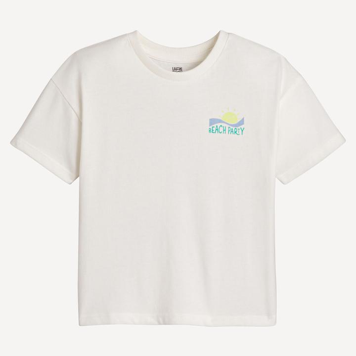 Actual product image La Redoute Collections T-Shirt mit Rundhals und Motiv hinten (110)