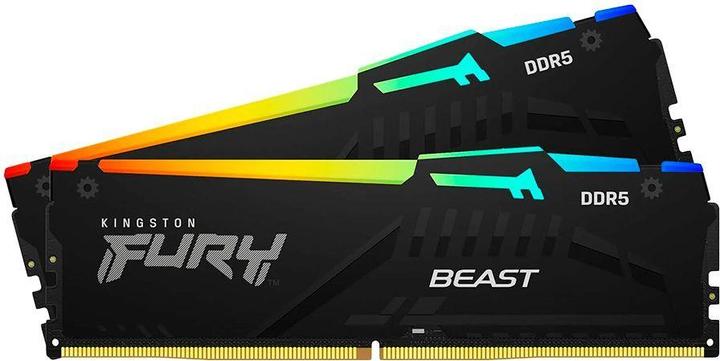 Image du produit Kingston FURY Beast RGB (2 x 16GB, 6400 MHz, RAM DDR5, DIMM)