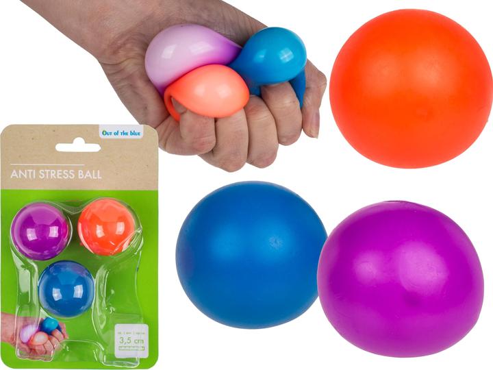 Out of the blue Anti-stress bal set van 3