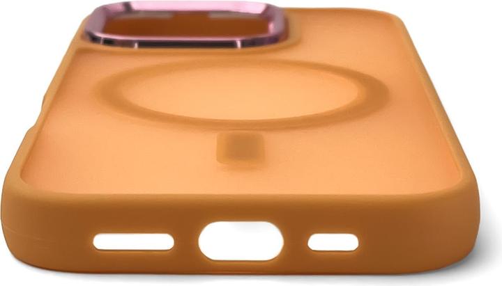 Actual product image Wozinsky Fashion Case with MagSafe for Samsung Galaxy S24 FE - Orange (Samsung Galaxy S24 FE)