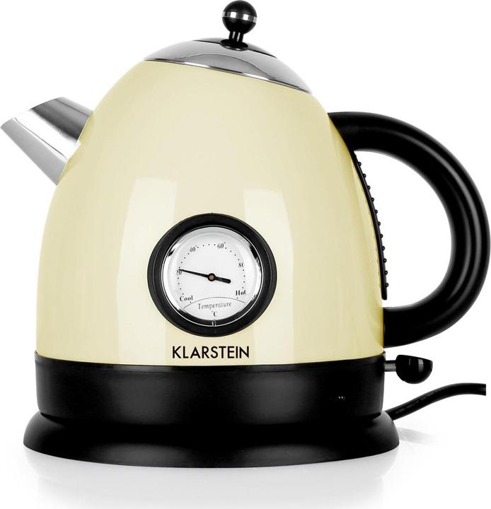 Image du produit Klarstein Bouilloire Aquavita Creme 1,5 litre 2200 watts (1.50 l)