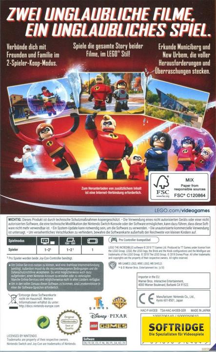 Produktbild WB LEGO Die Unglaublichen (Code in a Box) (Switch, DE)