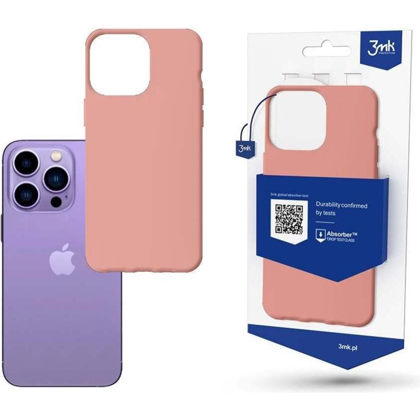 Thumbnail - 3MK Apple iPhone 14 Pro - Matt Case lychee (Apple iPhone 14 Pro), Smartphone Hülle, Rosa