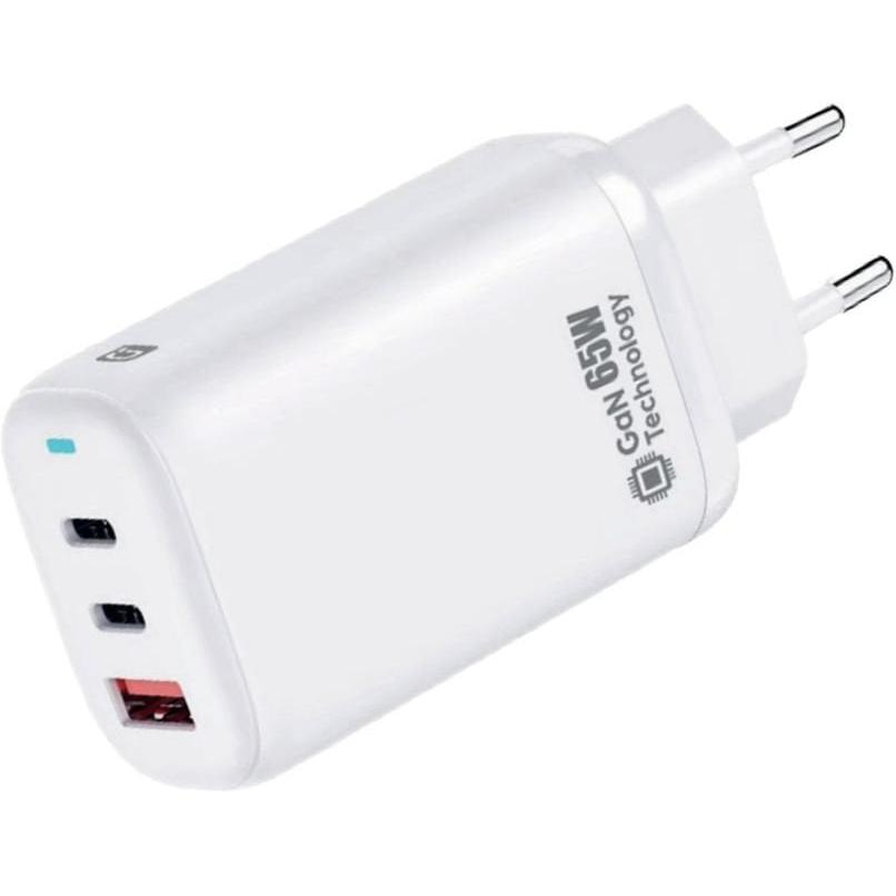 Quick Ładowarka QG-311 1x USB-A 2x USB-C 3,25 A (4752168141694) (3 porte), Caricatore USB