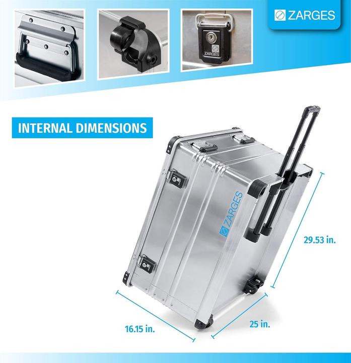 Immagine prodotto Zarges Scatola mobile in alluminio (35 kg)