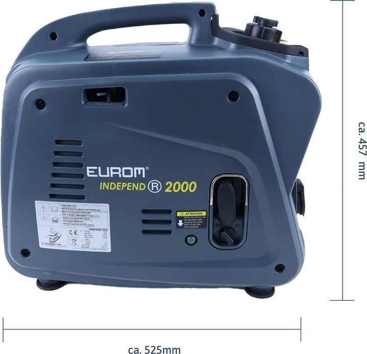 Actual product image Eurom Independ 2000 (2000 W, 4.10 l)