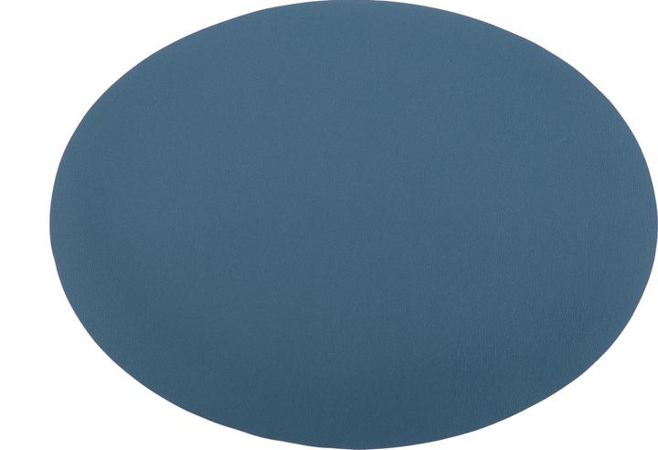Ziczac 47 cm x 33 cm Tischset oval Togo blau