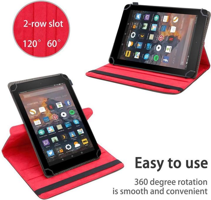 Produktbild Cadorabo Tablet Hülle Universal 360 (Amazon Fire HD 10 2017, Fire HD 10, HD 10 2017 (7. Gen.))