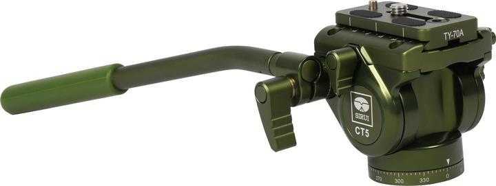 Productafbeelding Sirui CT04 Statief met videokop CT5 Matgroen Aluminium (Metaal)