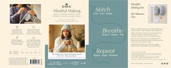 Immagine prodotto DMC Set per lavorare a maglia Mindful Making Rhythmic Rib Duo