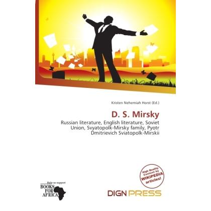 D. S. Mirsky, Fachbücher von Kristen Nehemiah Horst