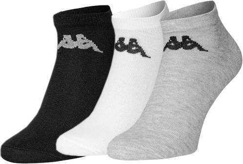 Actual product image Kappa Socks Söckchen 3 Paar Schwarz/Weiss/Grau (39 - 42)