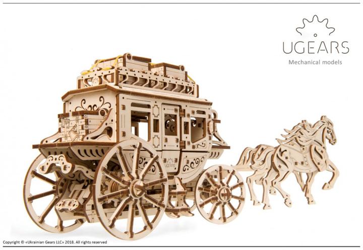 Produktbild Ugears Pferdekutsche