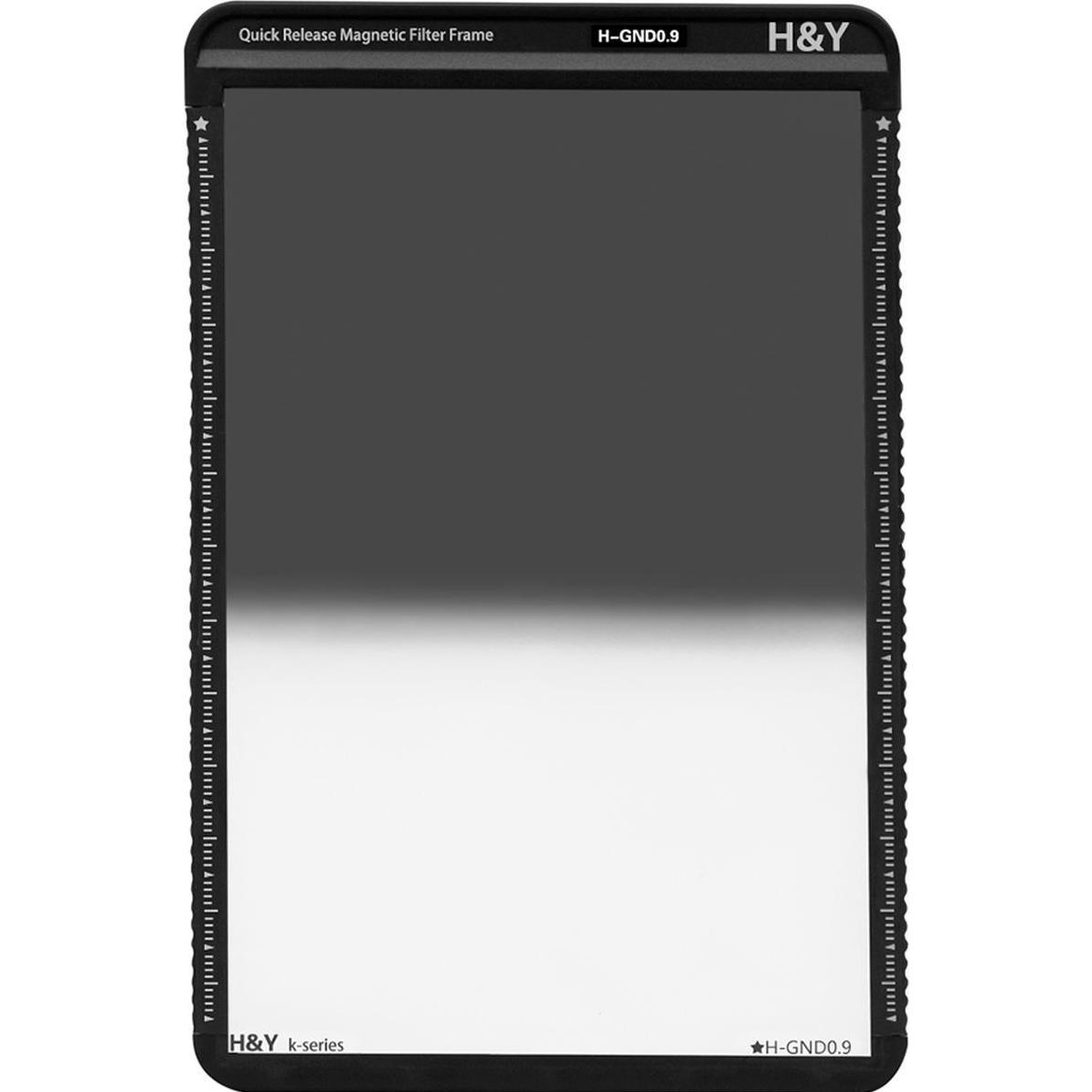 H&Y Serie K Grijsverloopfilter 0,9 ND8 Hard (Filtri graduati grigi, 100 mm), Filtro fotografico, Grigio