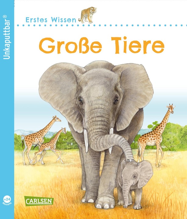 Immagine prodotto Unkaputtbar: Erstes Wissen: Grosse Tiere (Tedesco, Petra Klose, 2021)